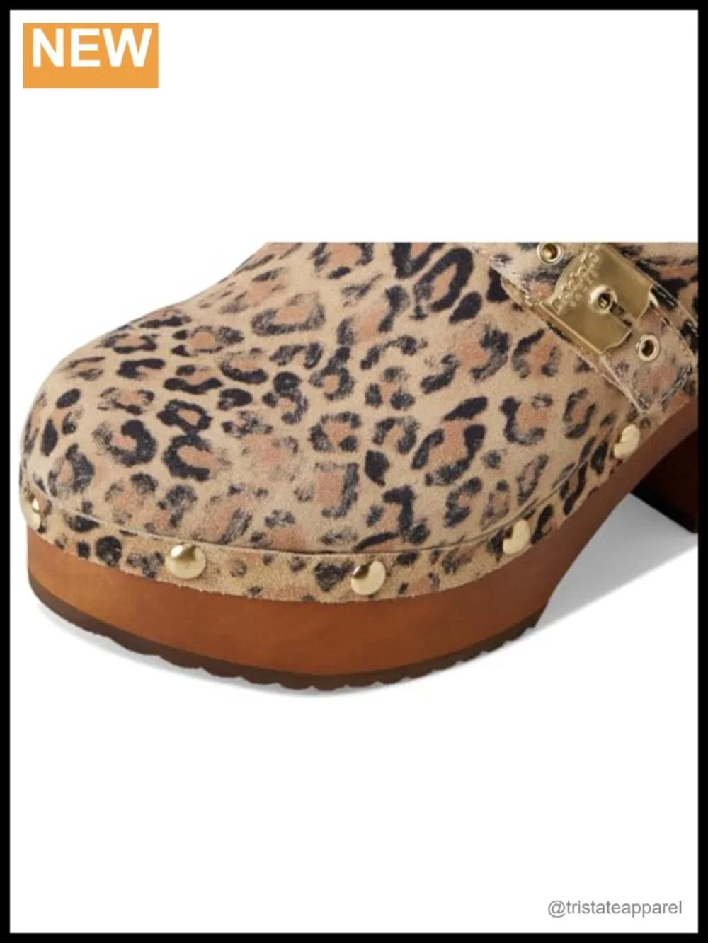 Leather Platform Sandals Slip On Arch Support Mules Casual